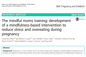 mindfulness-based intervention to reduce stress and overeating during pregnancy