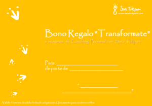 Bono Regalo 6 Sesiones Coaching Personal